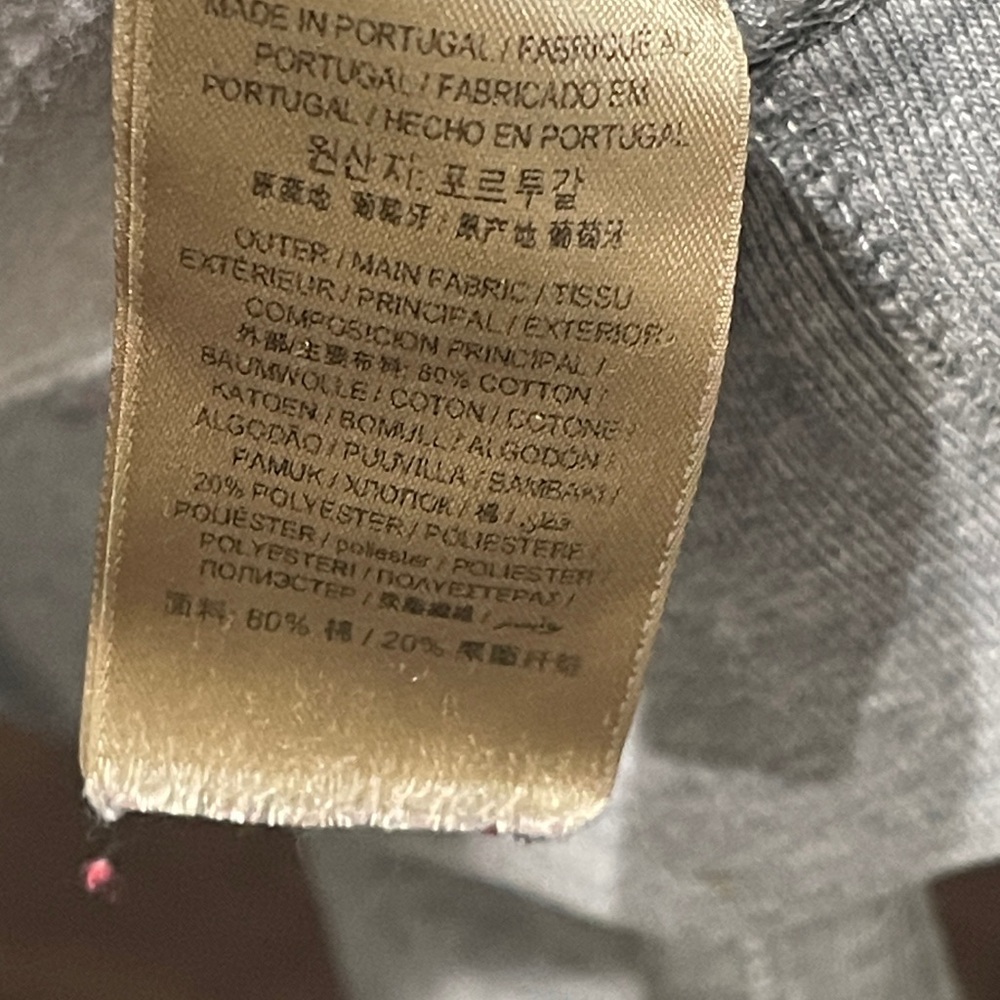 Burberry Nova Check Hooded Zip Hoodie Gray | Small Petite | Equestrian Logo - Picture 10 of 10